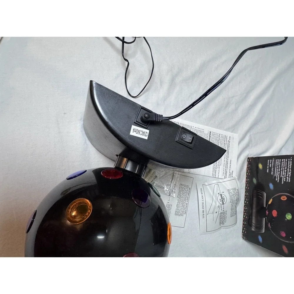 Lava Disco Ball 1810 Rotating Colorful Light Stage Effect Tested Working Box